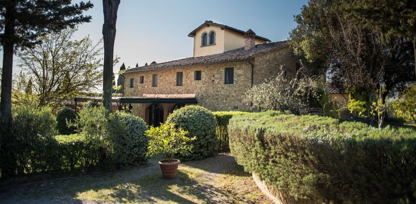 Il giardino dell'azienda agricola Il Borghetto