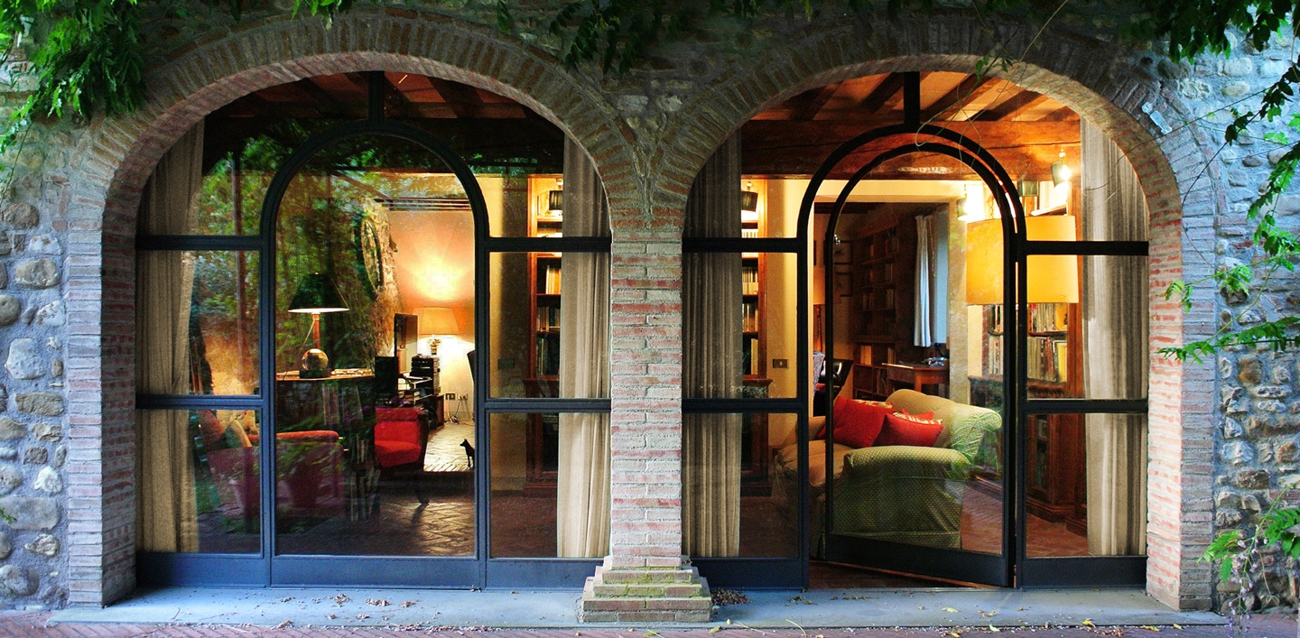 L'entrata dell'agriturismo Il Borghetto